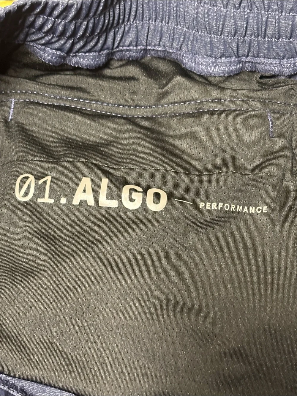 Men's 01.ALGO Navy Small Drawstring Performance Pants